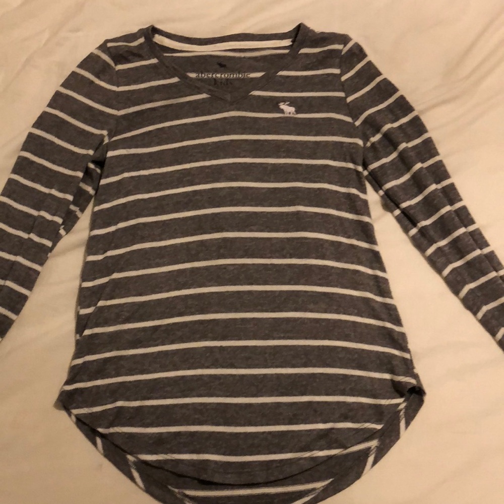 Abercrombie soft striped sweater